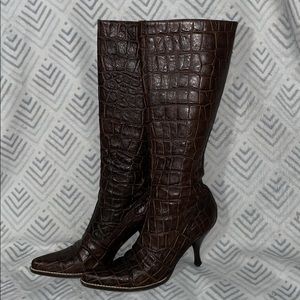 Miu Miu Crocodile Boots